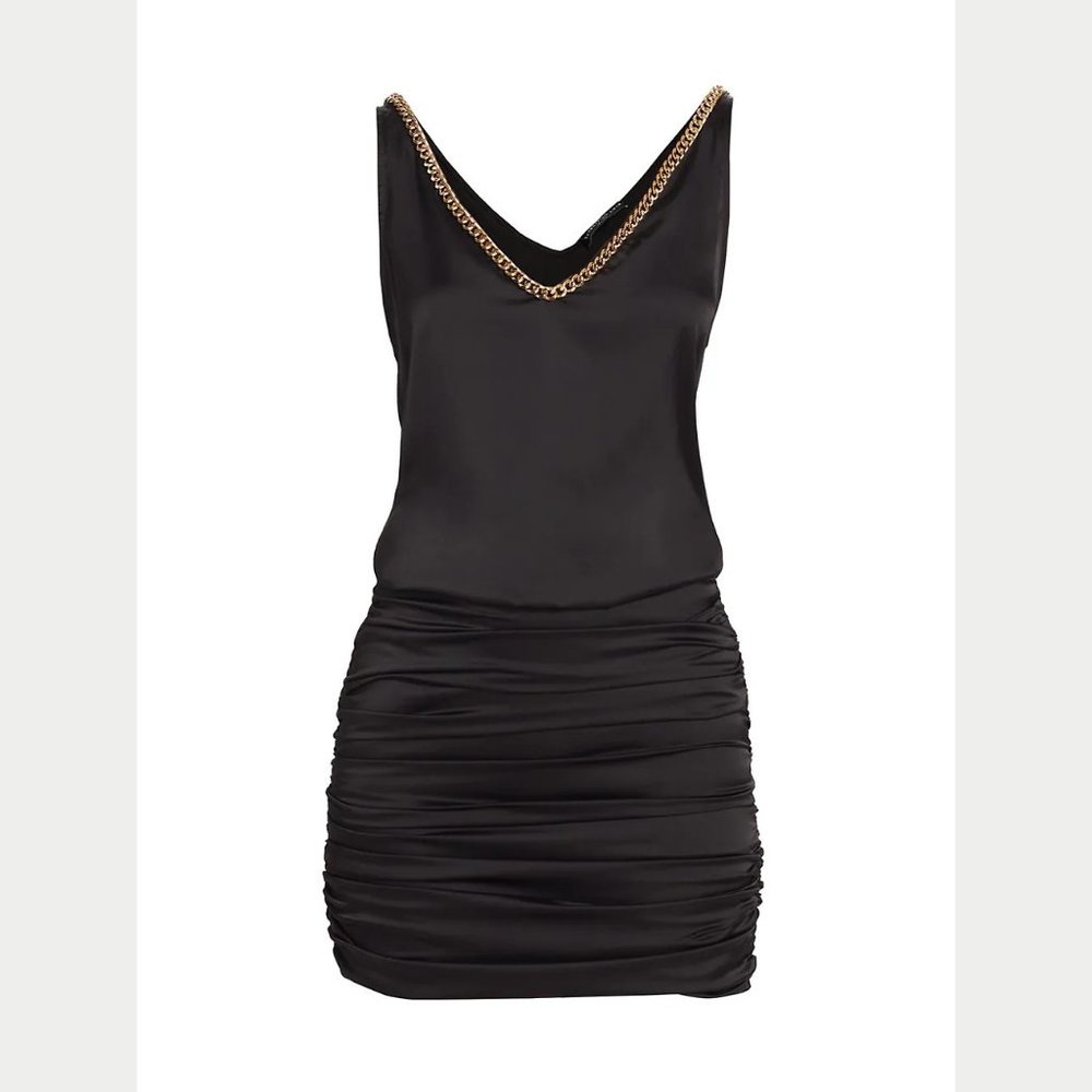 NEW Generation Love Size Medium, Women's Kinsley Chain Minidress - Black